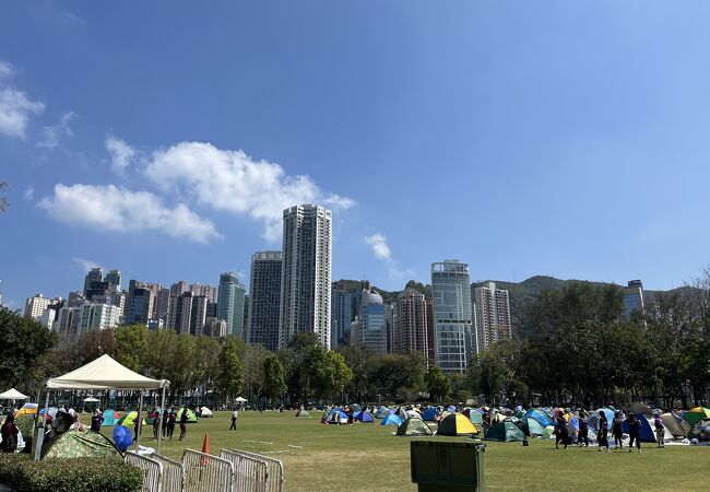 緑が多く気持ち良い公園