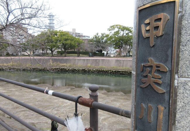 川沿いは「歴史街道」