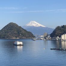 滞在した松月からの景色