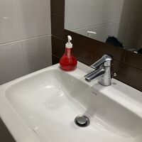 洗面所にはハンドソープ有（歯ブラシ、コップ、石鹸は×）