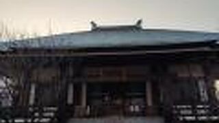 落ち着いたお寺です