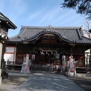 木更津の町の中心的な神社