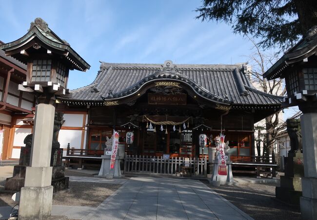 木更津の町の中心的な神社