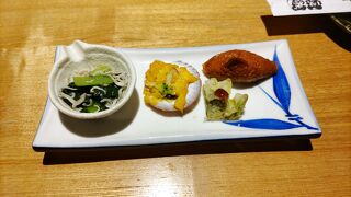 落ち着いた雰囲気での夕餉