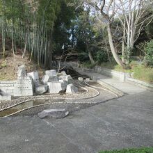 古河城諏訪郭土塁と水堀