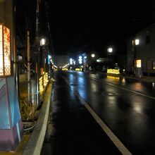 漁火通りから歩きましょう！