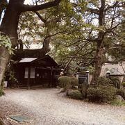 木々が多い寺