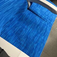 座り心地の良いシートとその座面