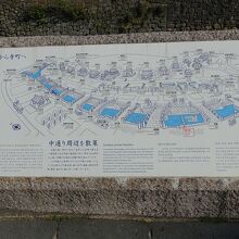 中島川に架かる橋の説明