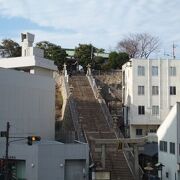 下関駅前の高台に鎮座する