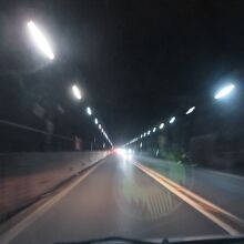 関門トンネル車道(海底部分)