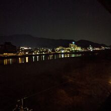 夜の長良橋