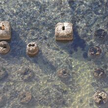 吉夢の前の海です。透明度が高いです。