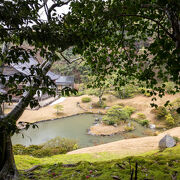 「観音院庭園」は国指定の名勝です