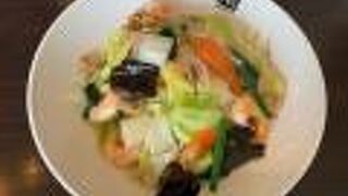 エビ入り塩味あんかけそば