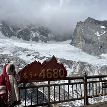 この後急に雪が降る