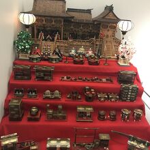 期間限定で展示されていたお雛様