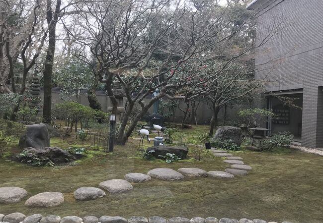 お庭に興味をそそられた美術館