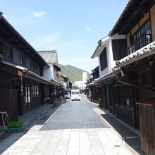 竹原の重伝建地区は歩いて直ぐ