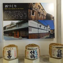 酒造業の展示