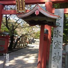 入り口の鳥居です。