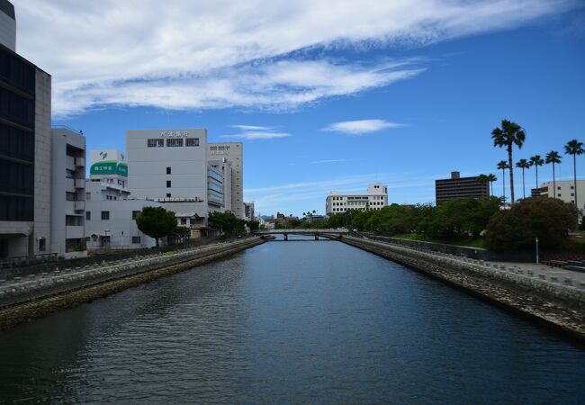 徳島市内を流れる川
