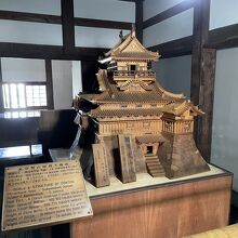 犬山城の模型