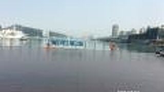 基隆港全体が見渡せます。