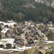 水の音がする合掌造り集落