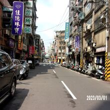 慶安宮前の様子です。