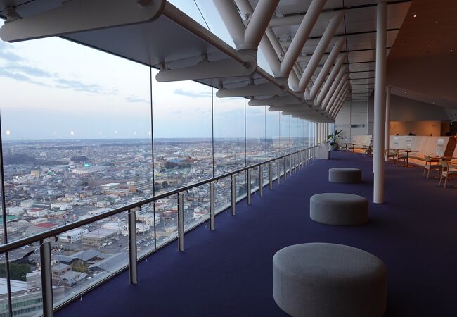 高層階からの眺めを楽しめました