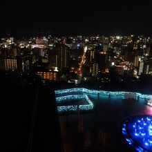 城山観光ホテル クリスマスイルミネーション