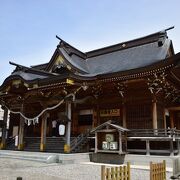 新発田駅前にある神社