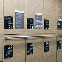 車内のロッカー