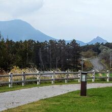 素晴らしい景観の二つの山!!