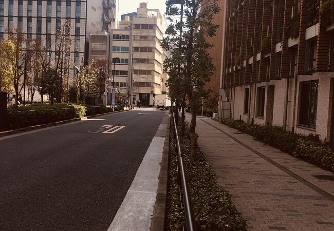 歩道は草木