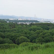 みはらしの丘からの素晴らしい眺望。