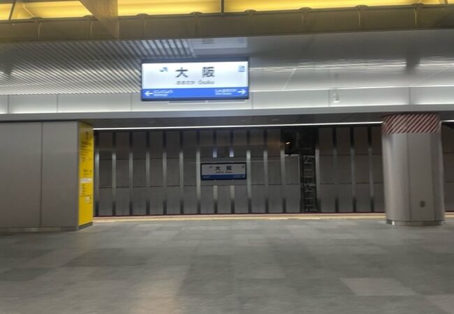 大阪駅に初の地下ホームが！