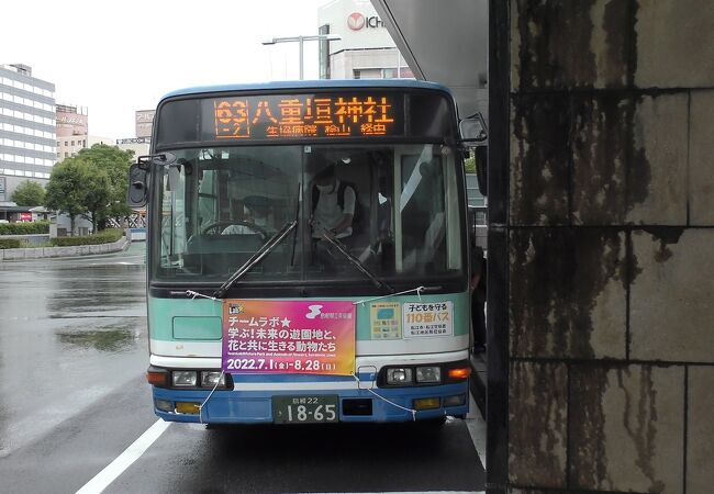 松江しんじ湖温泉駅から松江駅まで乗車。