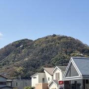 東海道五拾三次「平塚宿」に描かれた山