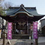 駅から15分程の場所にある小さな神社