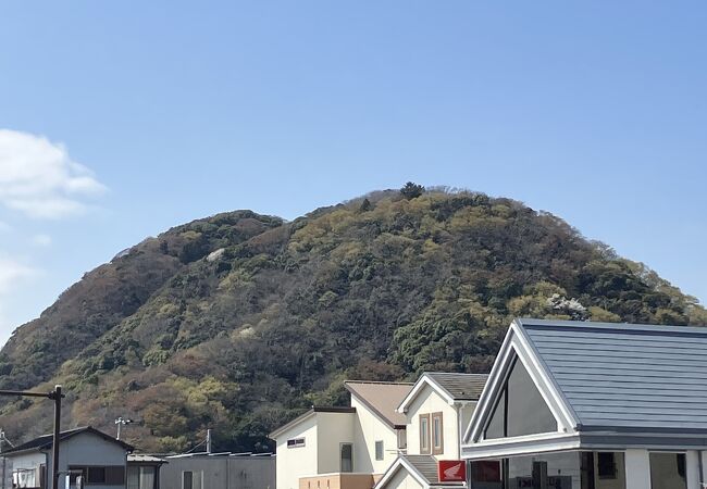 東海道五拾三次「平塚宿」に描かれた山