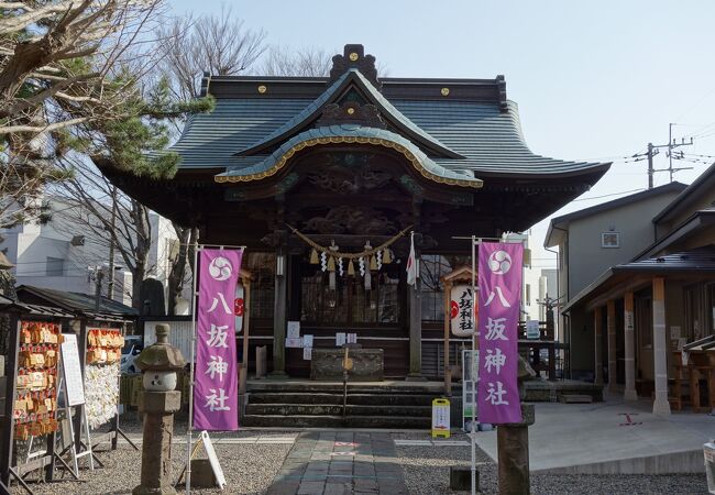 駅から15分程の場所にある小さな神社