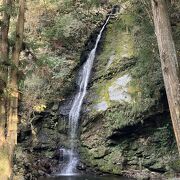 かずら橋傍にある平家伝説の滝