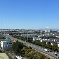 天気が良くて富士山が見えました