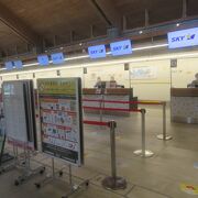 リゾート地らしい空港