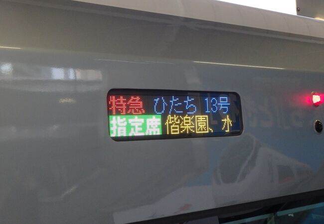 春のみ営業する臨時駅。それも水戸方面に向かう列車のみ！？