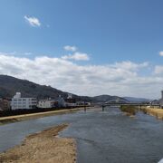 ゆったりと流れる川