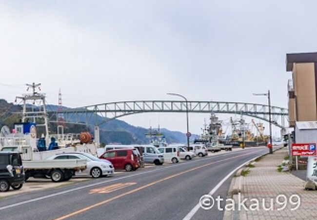 島根県美保関から境港市へコミュニティバスで行く際に「境水道大橋」を渡りました