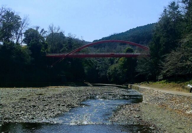 広い河原です